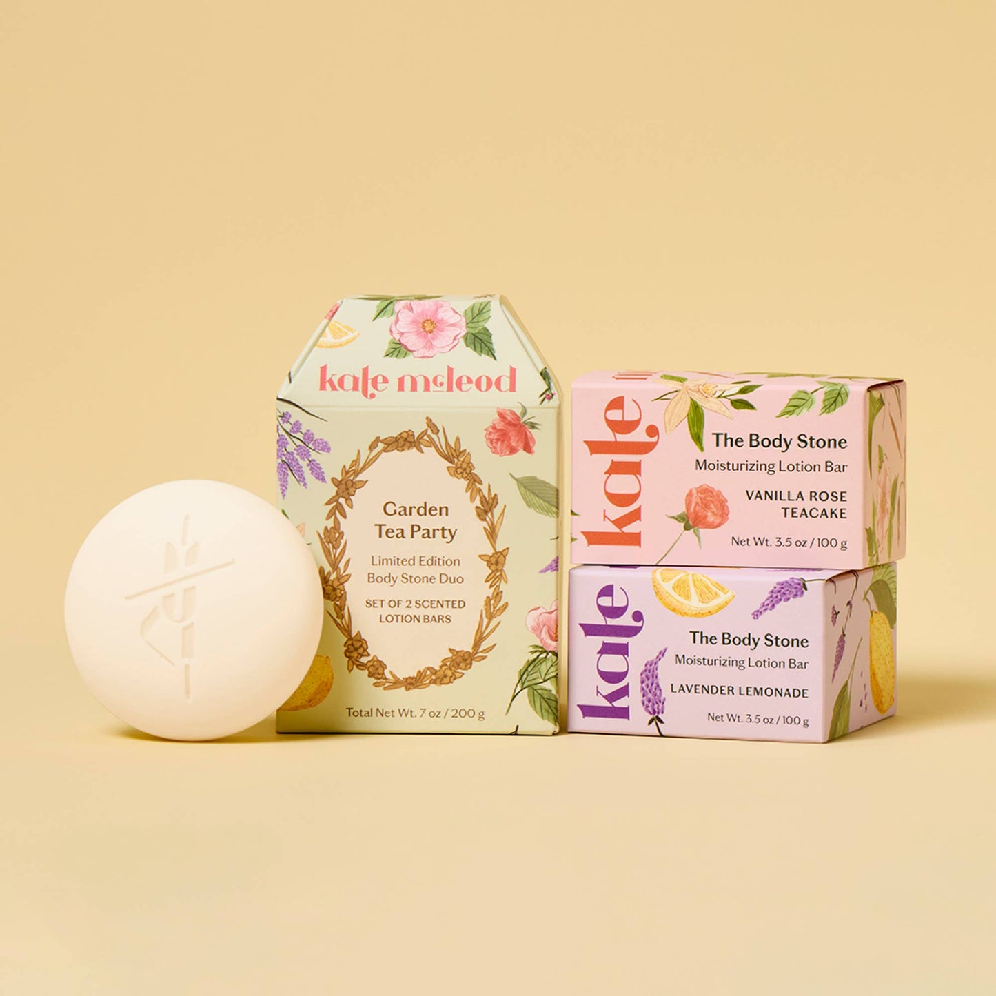 Kate McLeod Garden Tea Party Limited Edition Body Stone Duo