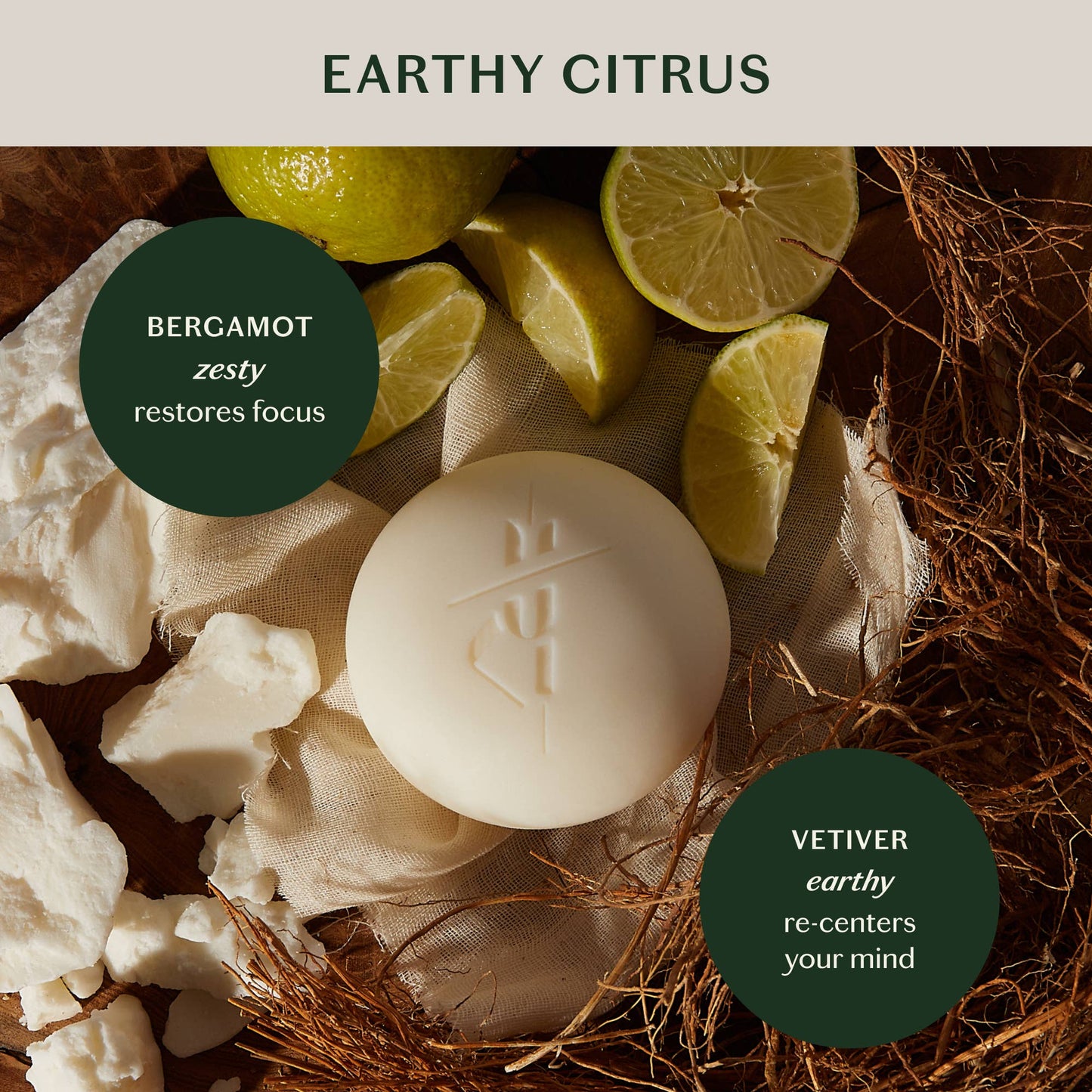 Kate McLeod Grounding Stone | Deep Moisturizing Lotion Bar: Starter Kit (3.5 oz)