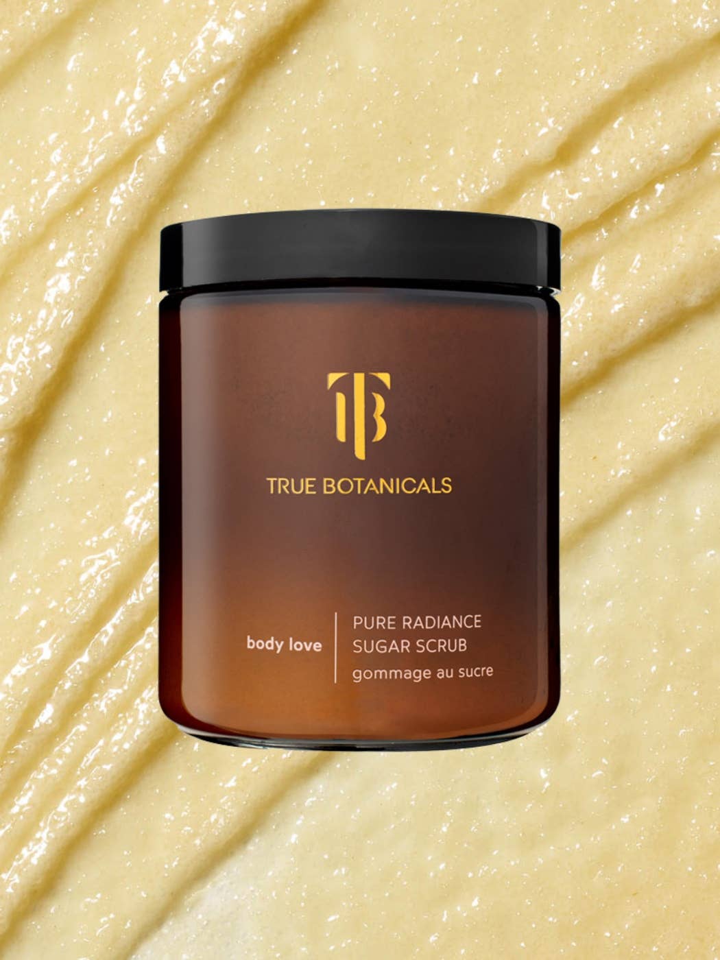 TRUE BOTANICALS Pure Radiance Sugar Exfoliating Body Scrub: Full Size (8 oz | 226 g)