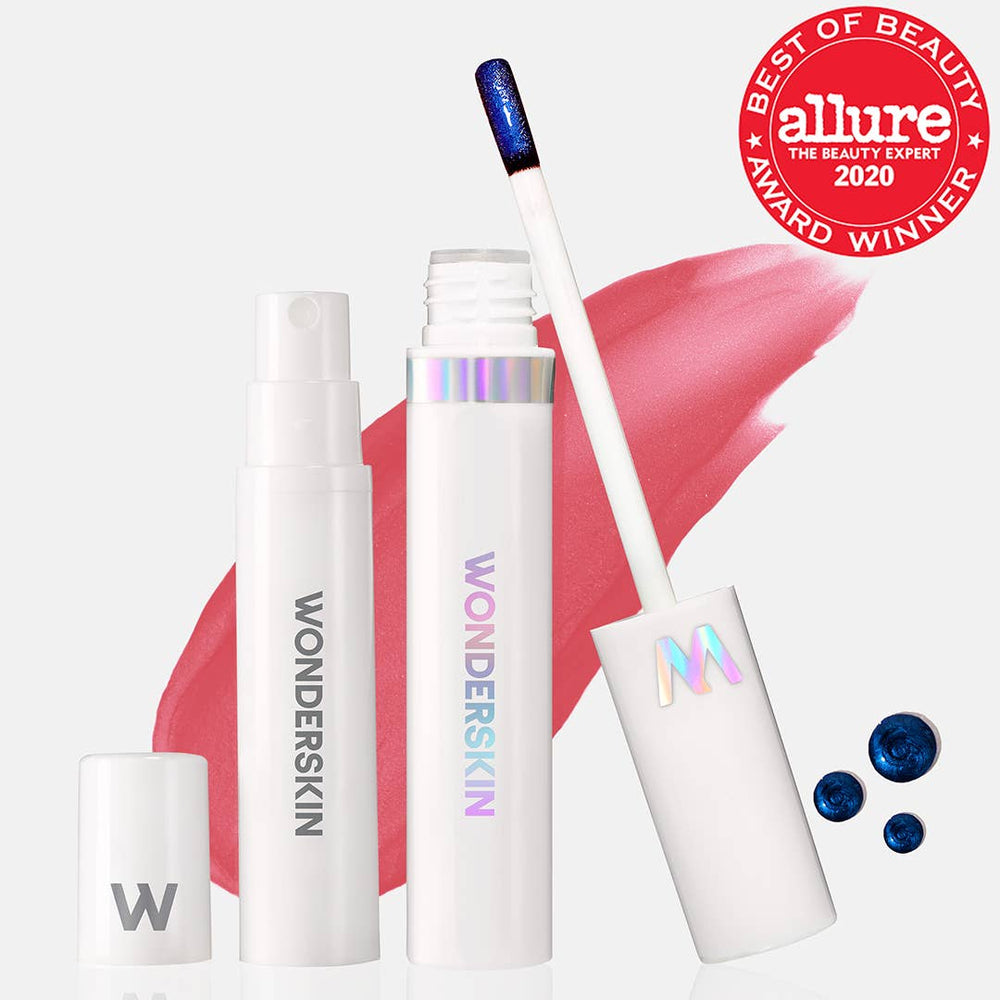 WONDER BLADING Peel & Reveal Lip Color Kit: Romance (cool rose)
