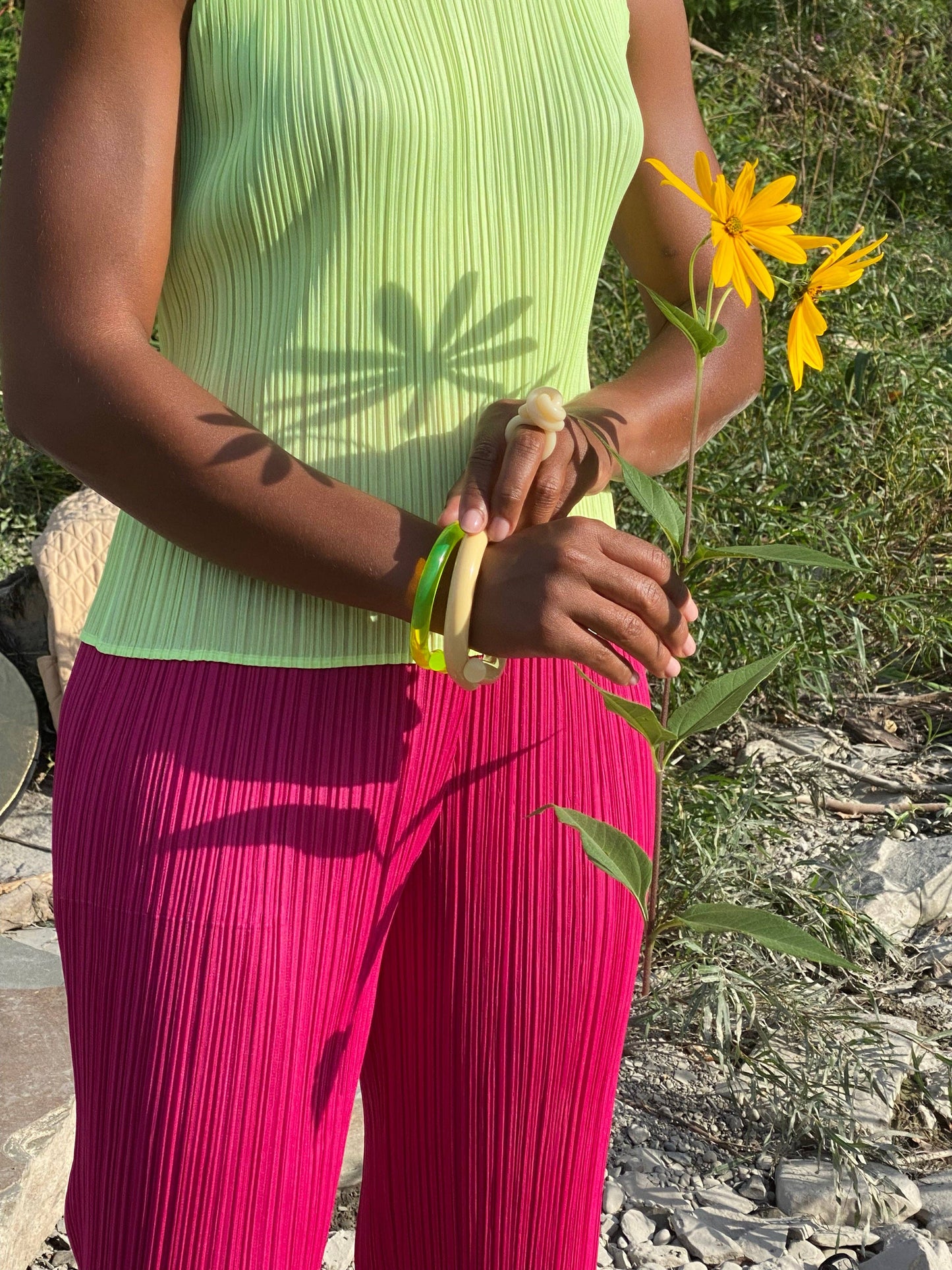 Rod Bracelet: Green / SML