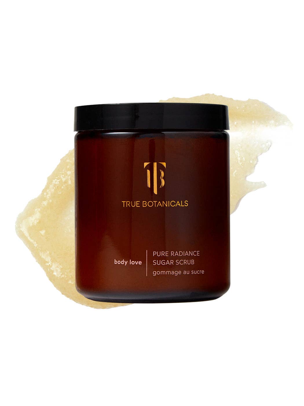 TRUE BOTANICALS Pure Radiance Sugar Exfoliating Body Scrub: Full Size (8 oz | 226 g)