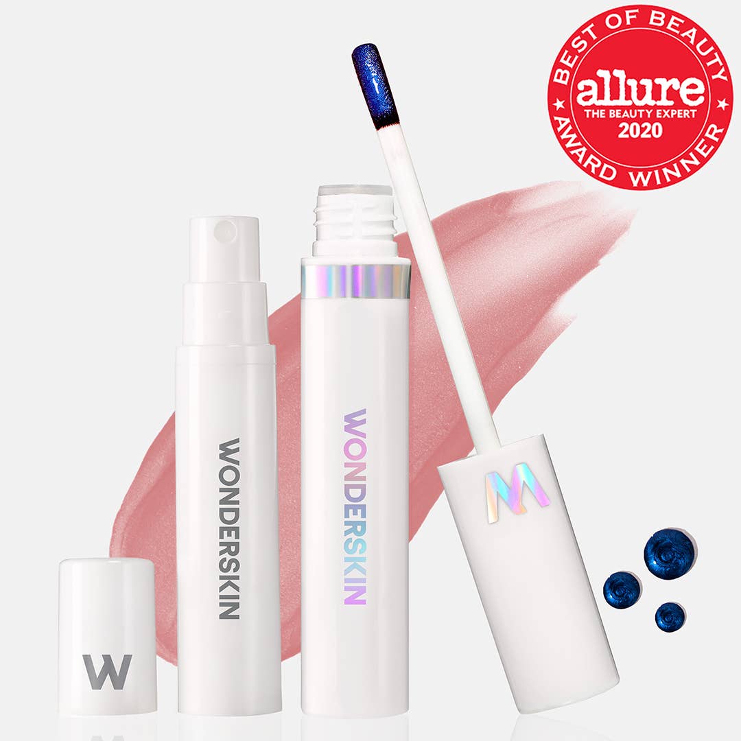 WONDER BLADING Peel & Reveal Lip Color Kit: Romance (cool rose)