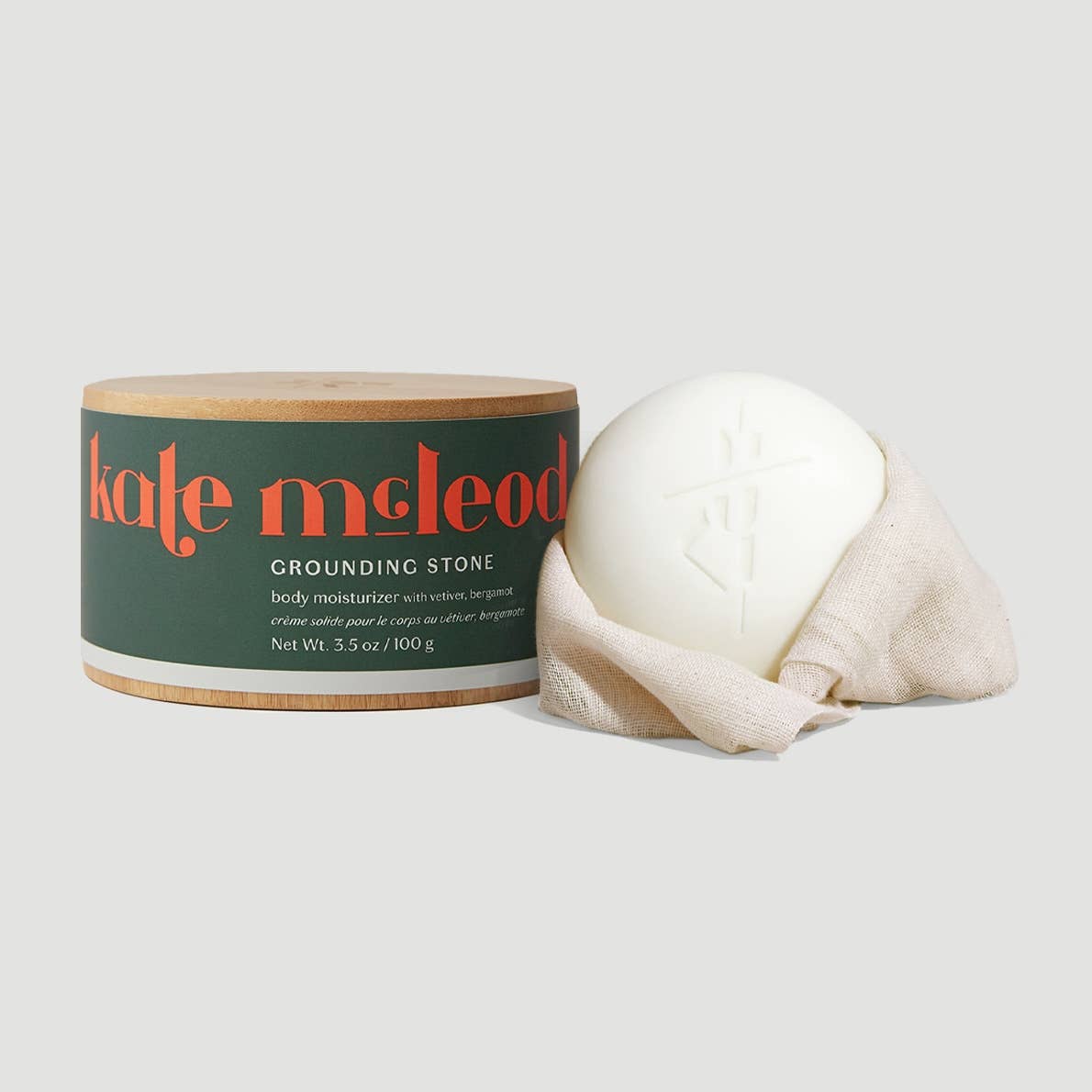 Kate McLeod Grounding Stone | Deep Moisturizing Lotion Bar: Starter Kit (3.5 oz)
