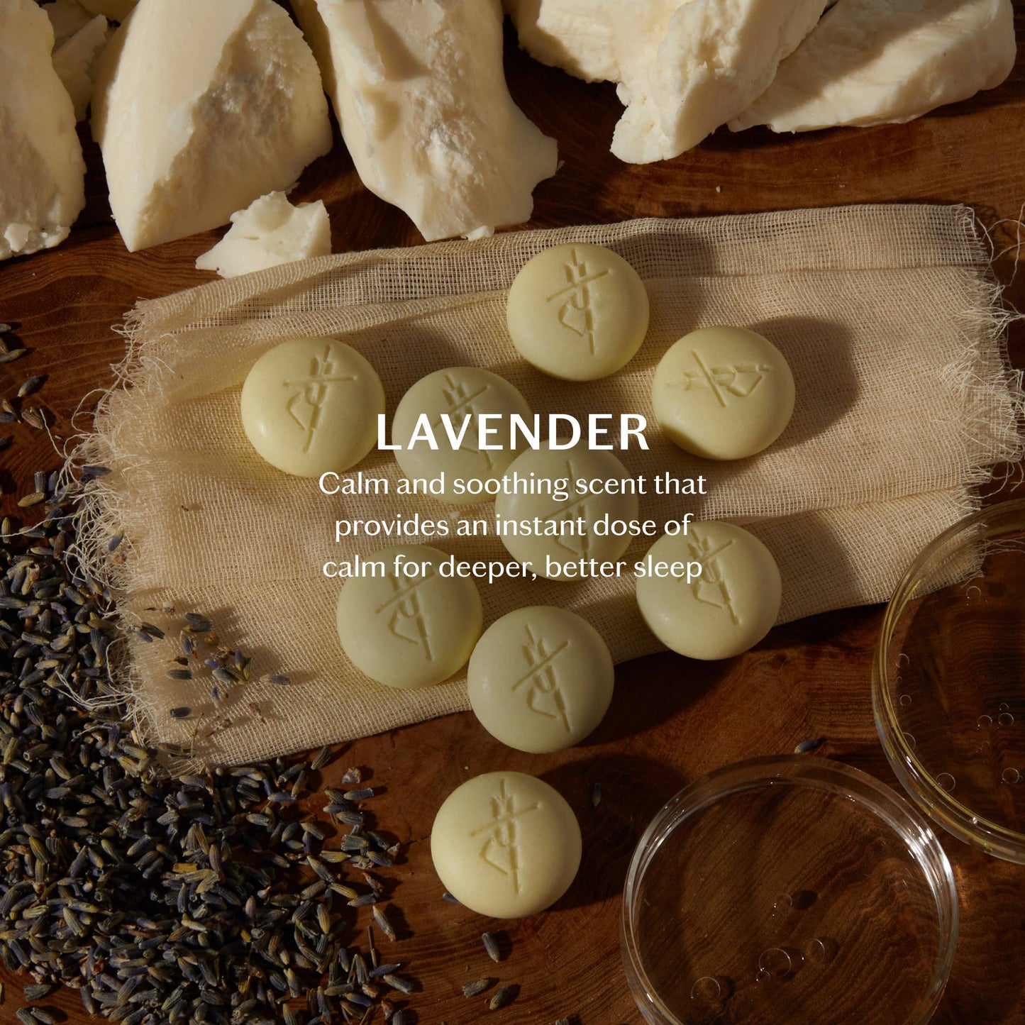 KATE McCLEOD Sleep Pebble | Deep Moisturizing Solid Bath & Shower Oil: Tray of 20
