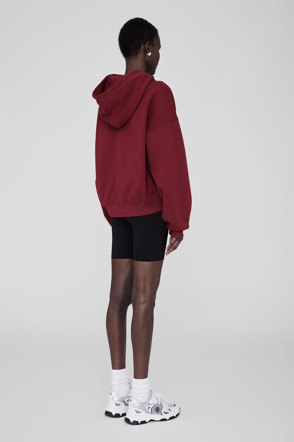 ANINE BING Alec Hoodie Sport | Cabernet