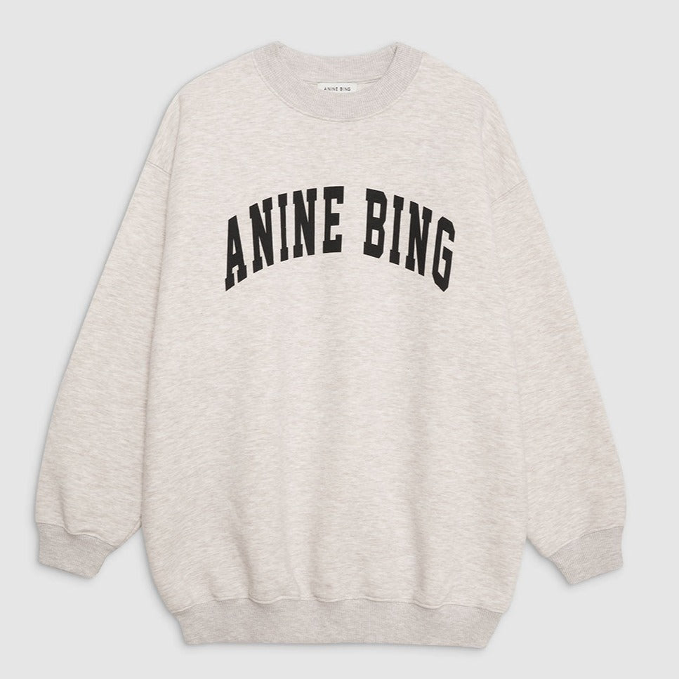 ANINE BING Tyler Sweatshirt | Oat Melange