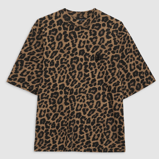 ANINE BING Avi Tee | Leopard