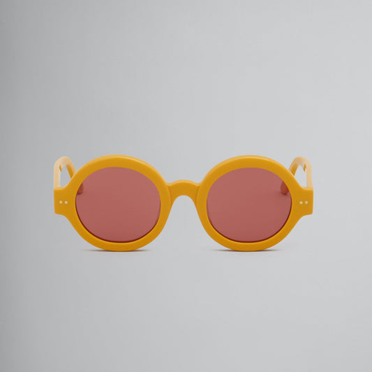 MARNI Nakagin Tower Daze Sunglasses | Yellow