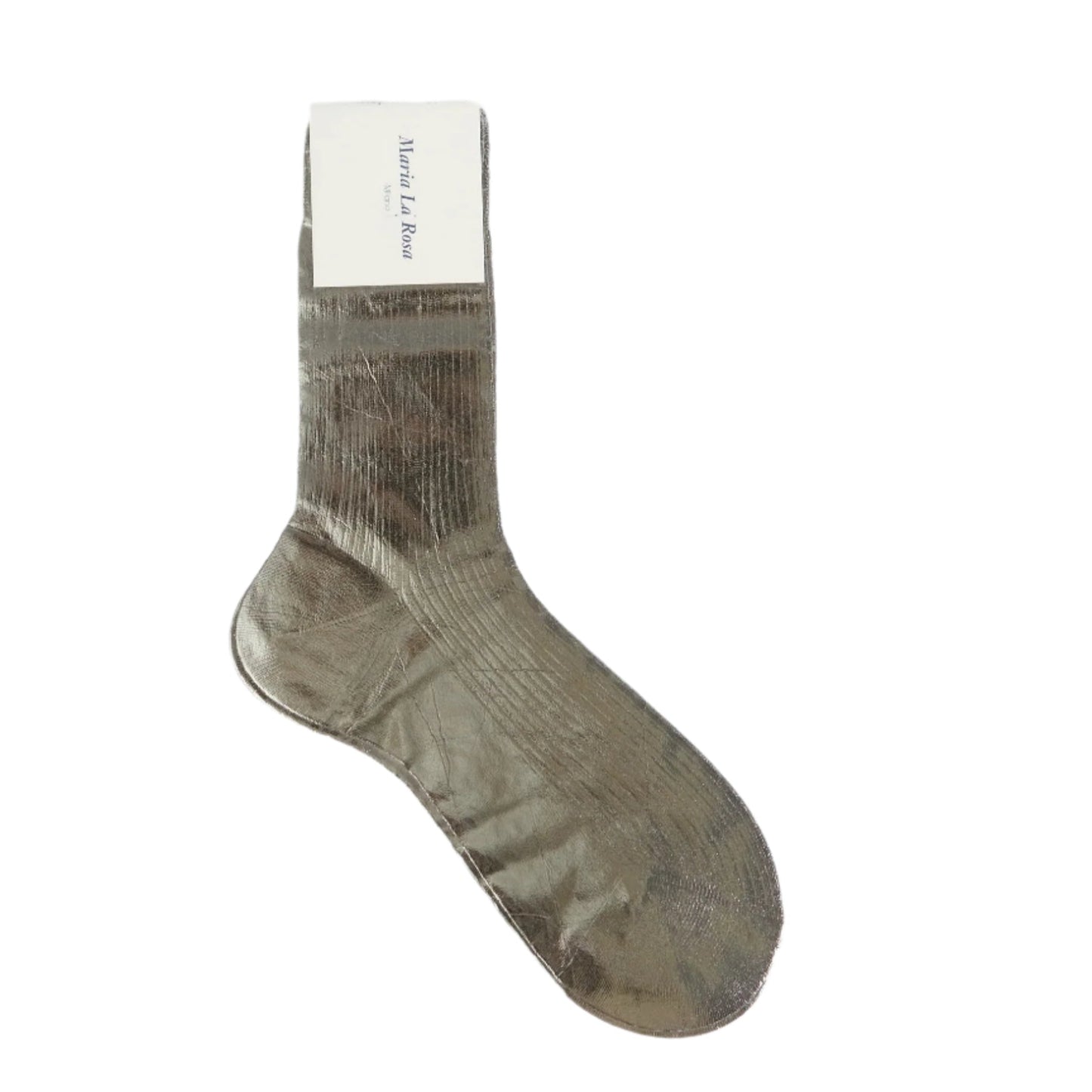Maria La Rosa One Ribbed Laminated Socks