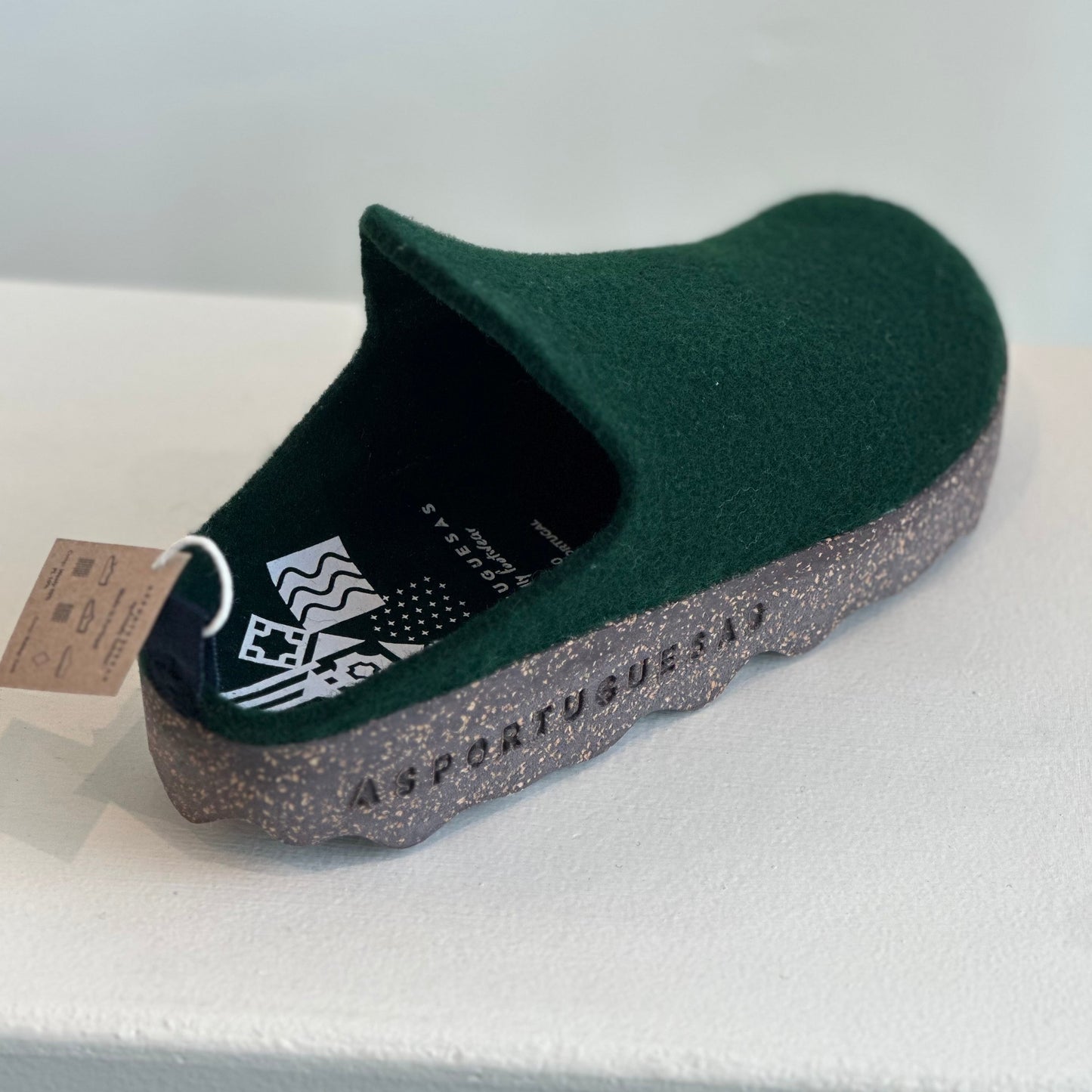 Asportuguesas COME Slip-On Sneaker Mule | Evergreen