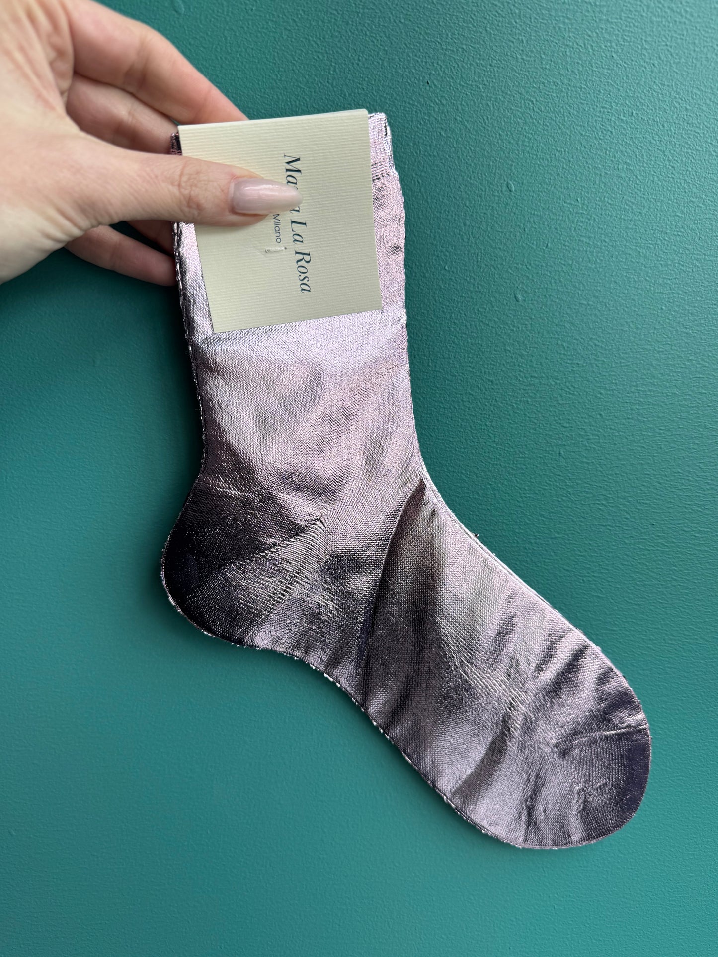 Maria La Rosa Laminated One Sock