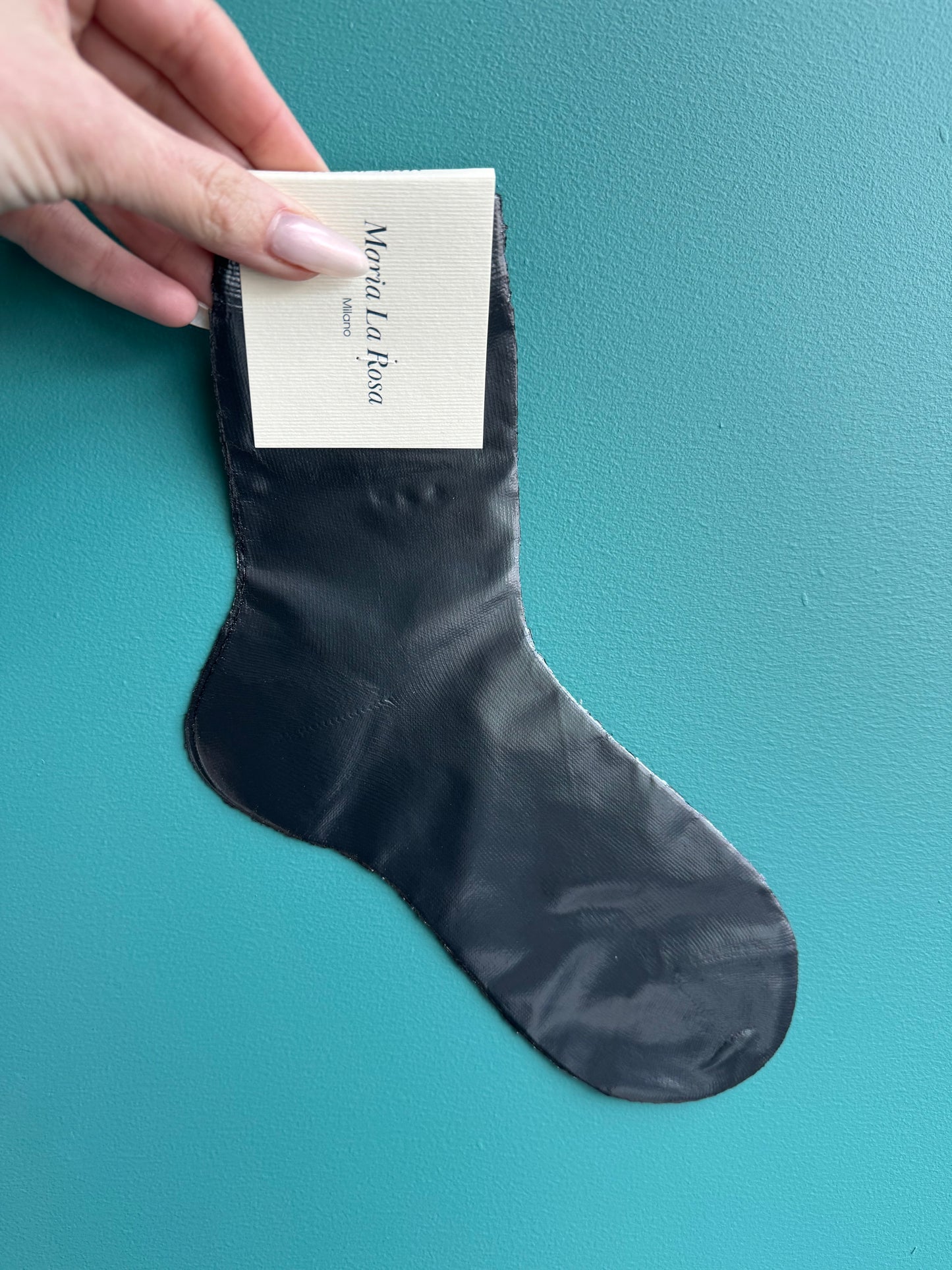 Maria La Rosa Laminated One Sock