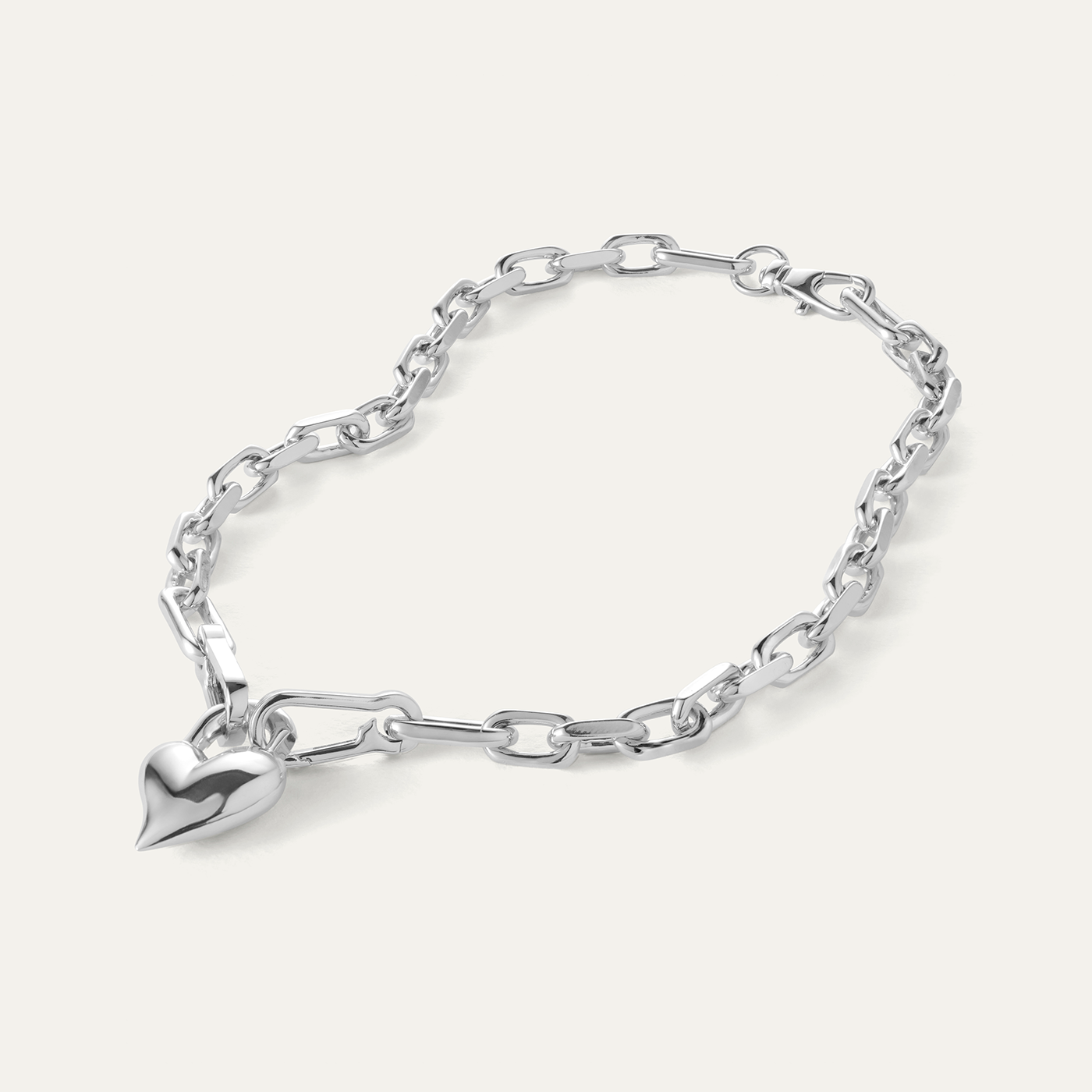 JENNY BIRD Padlock Heart Pendant Necklace