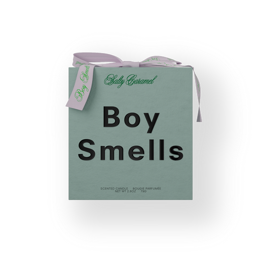 Boy Smells Salty Caramel Holiday Candle