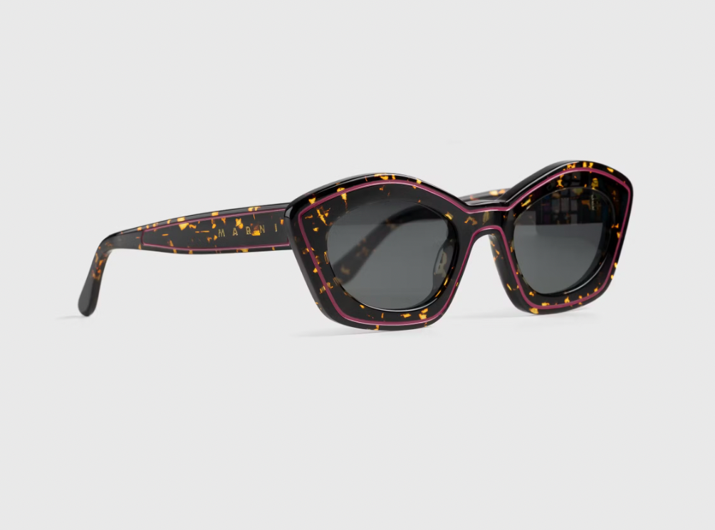 MARNI Key Island Sunglasses | Havana