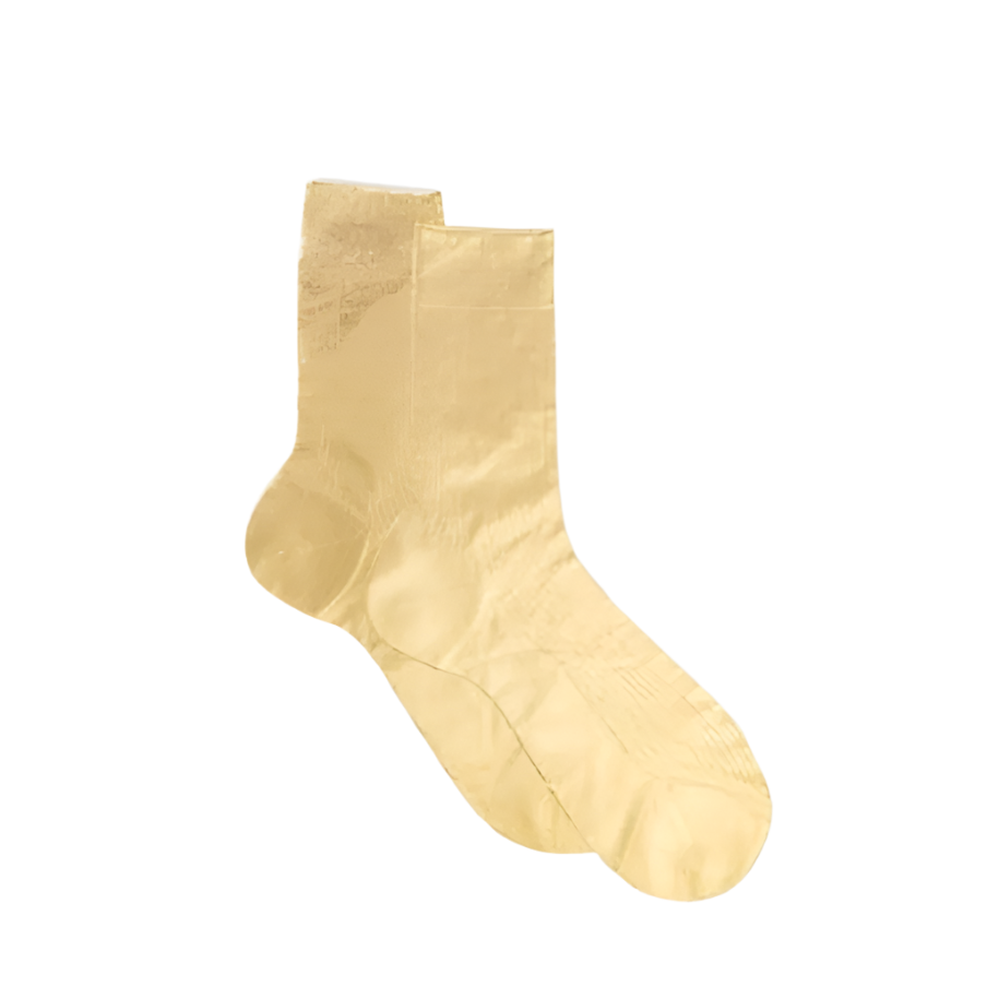 Maria La Rosa One Ribbed Laminated Socks