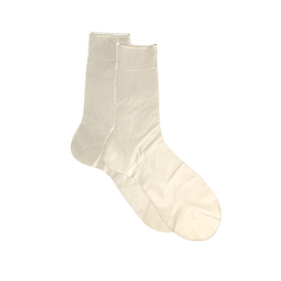 Maria La Rosa One Ribbed Laminated Socks