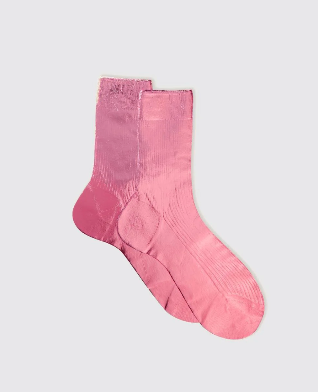Maria La Rosa One Ribbed Laminated Socks