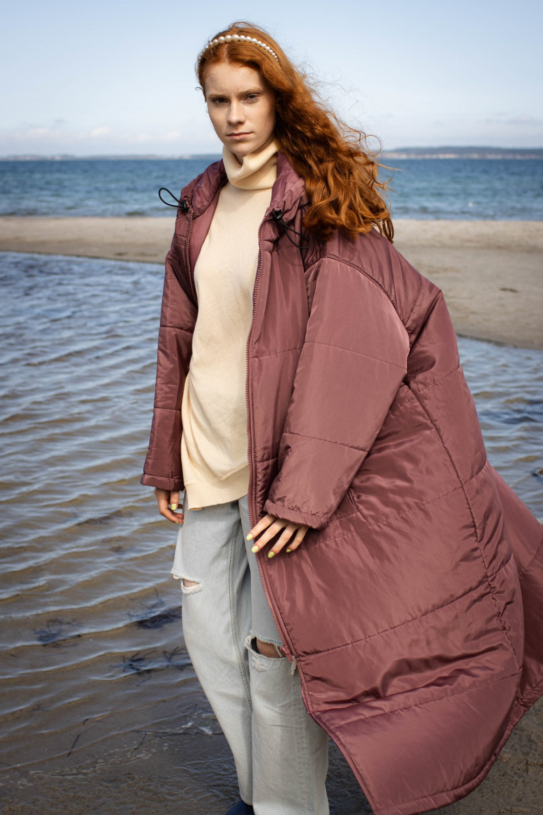 SittingSuits Jacket Wearable Blanket | Bordeaux