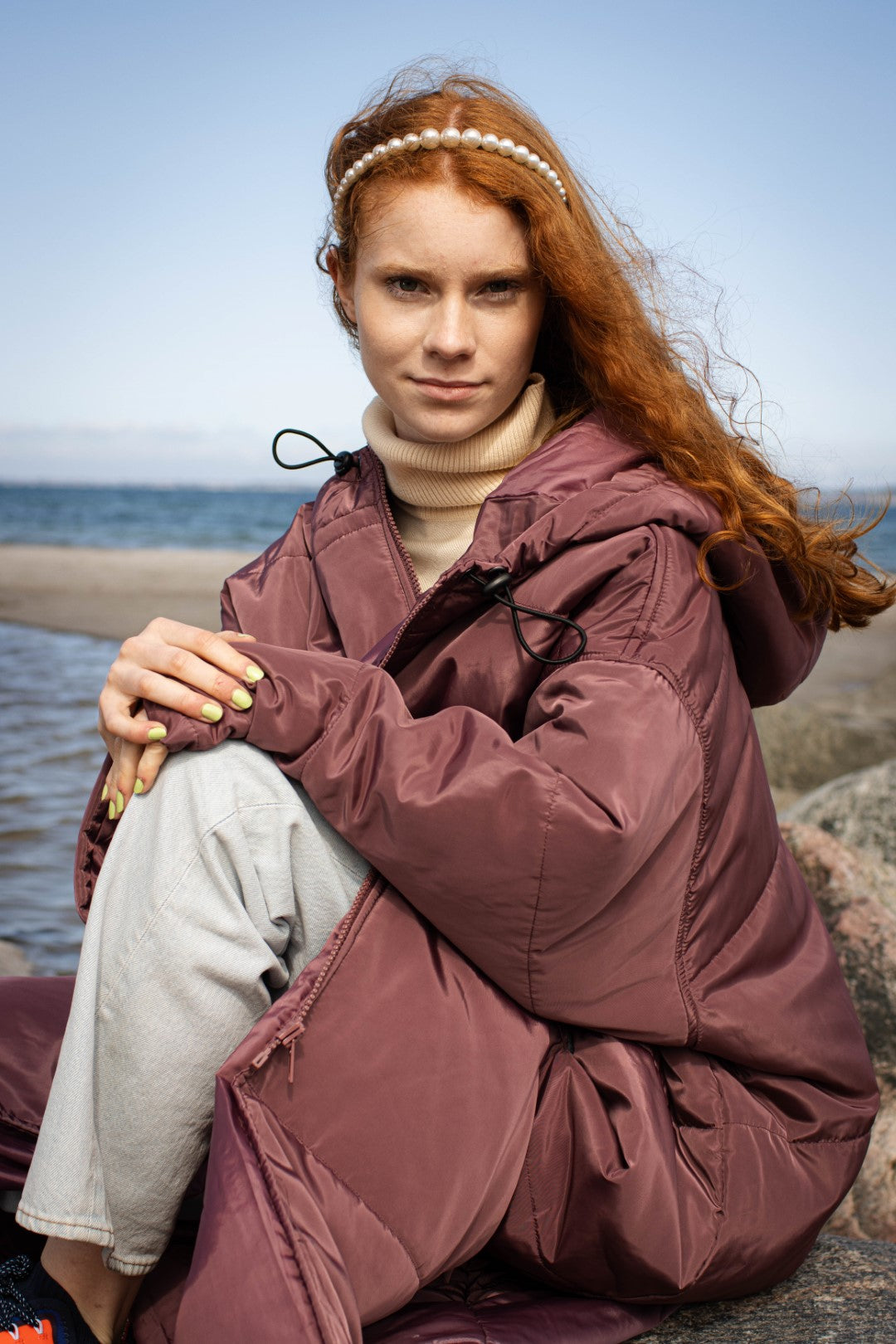 SittingSuits Jacket Wearable Blanket | Bordeaux