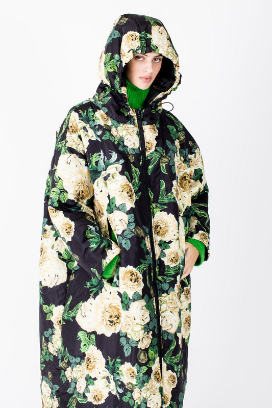 SittingSuits Jacket Wearable Blanket | Winter Garden