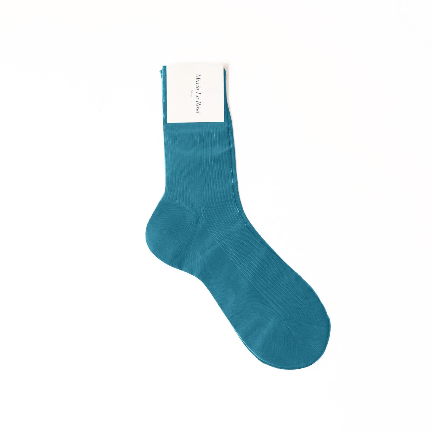 Maria La Rosa Cangiante Laminated Ribbed Socks