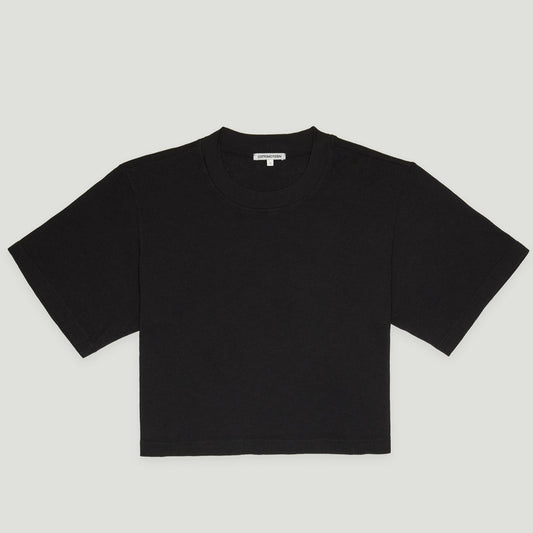 COTTON CITIZEN Tokyo Crop Tee | Jet Black