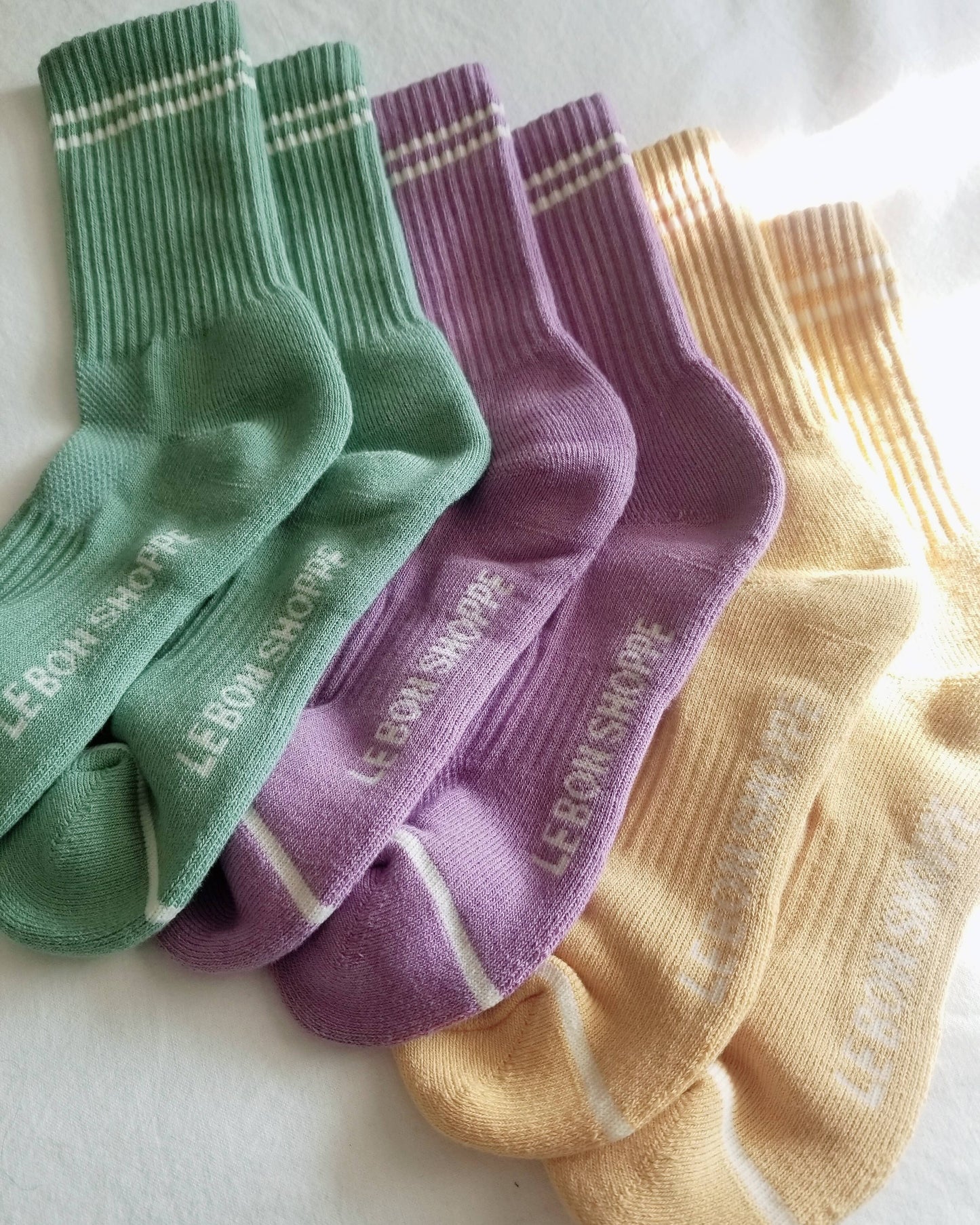 LE BON SHOPPE | Boyfriend Socks: Meadow