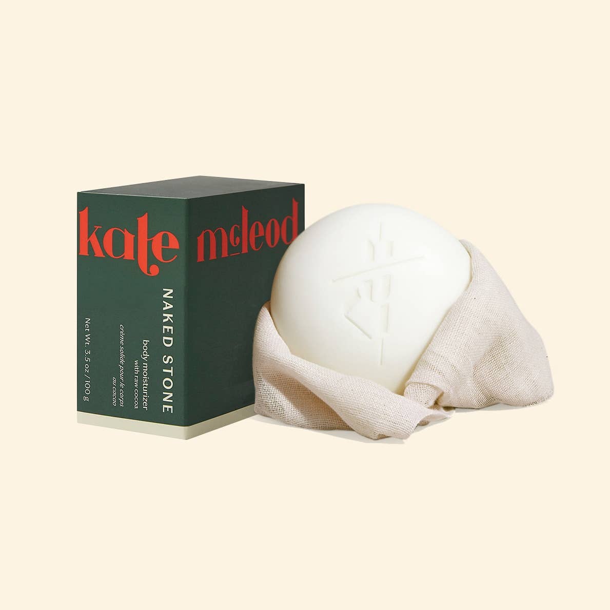 Kate McLeod Naked Stone | Deep Moisturizing Lotion Bar: Starter Kit (3.5 oz)