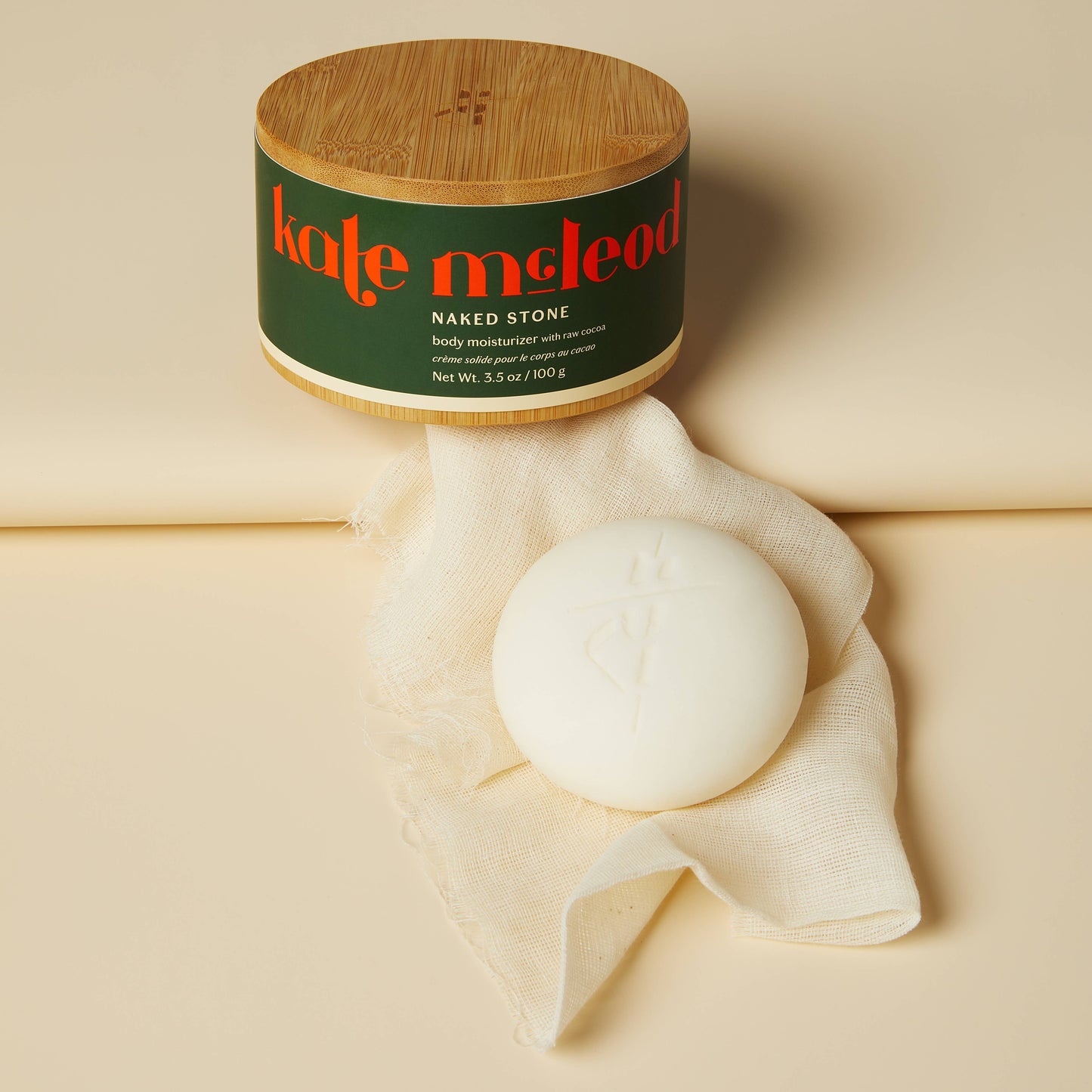 Kate McLeod Naked Stone | Deep Moisturizing Lotion Bar: Starter Kit (3.5 oz)