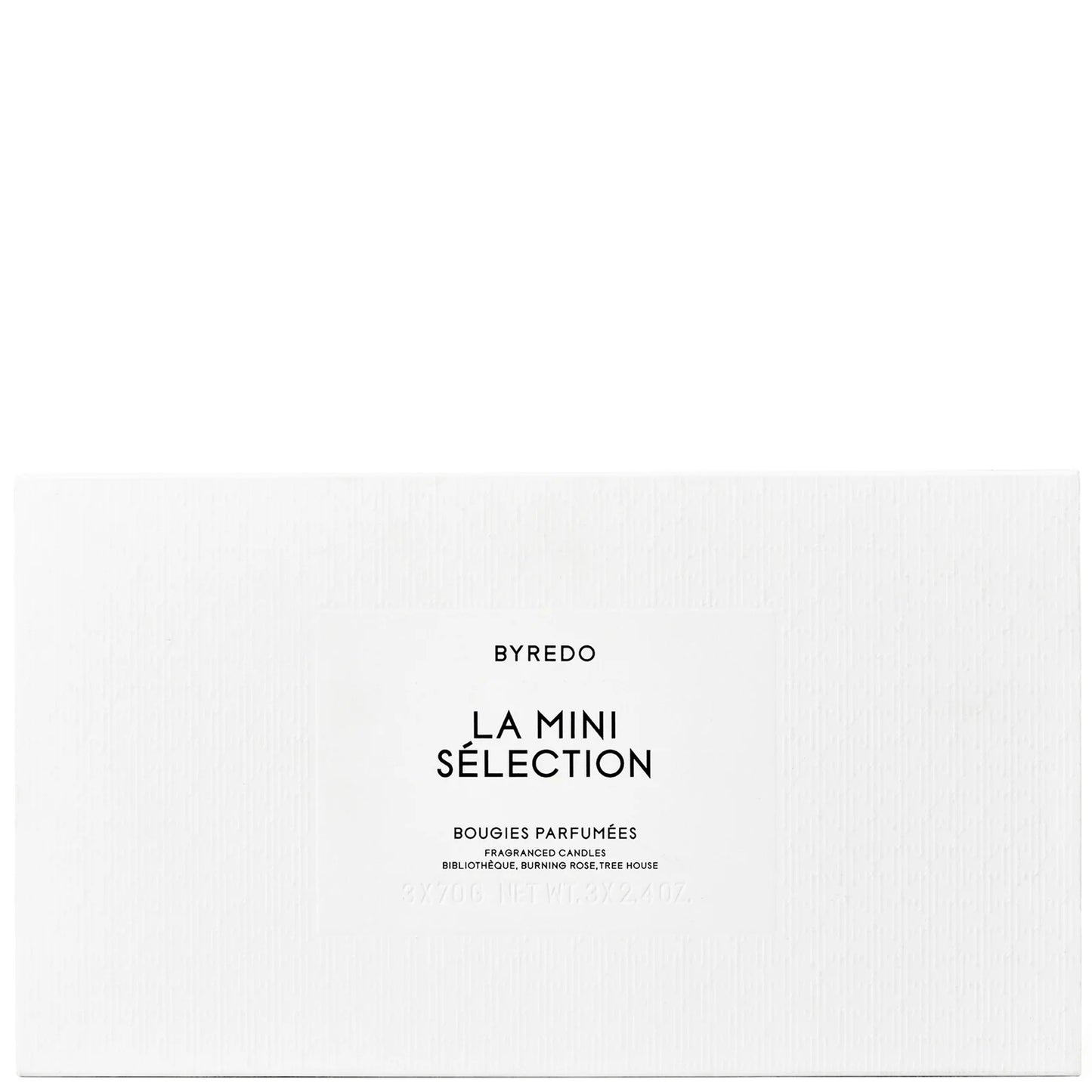 BYREDO La Mini Candle Selection Bois, 3 x 70g