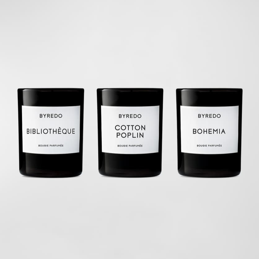 BYREDO La Mini Selection Gourmande Candle Set, 3 x 2.4 oz.