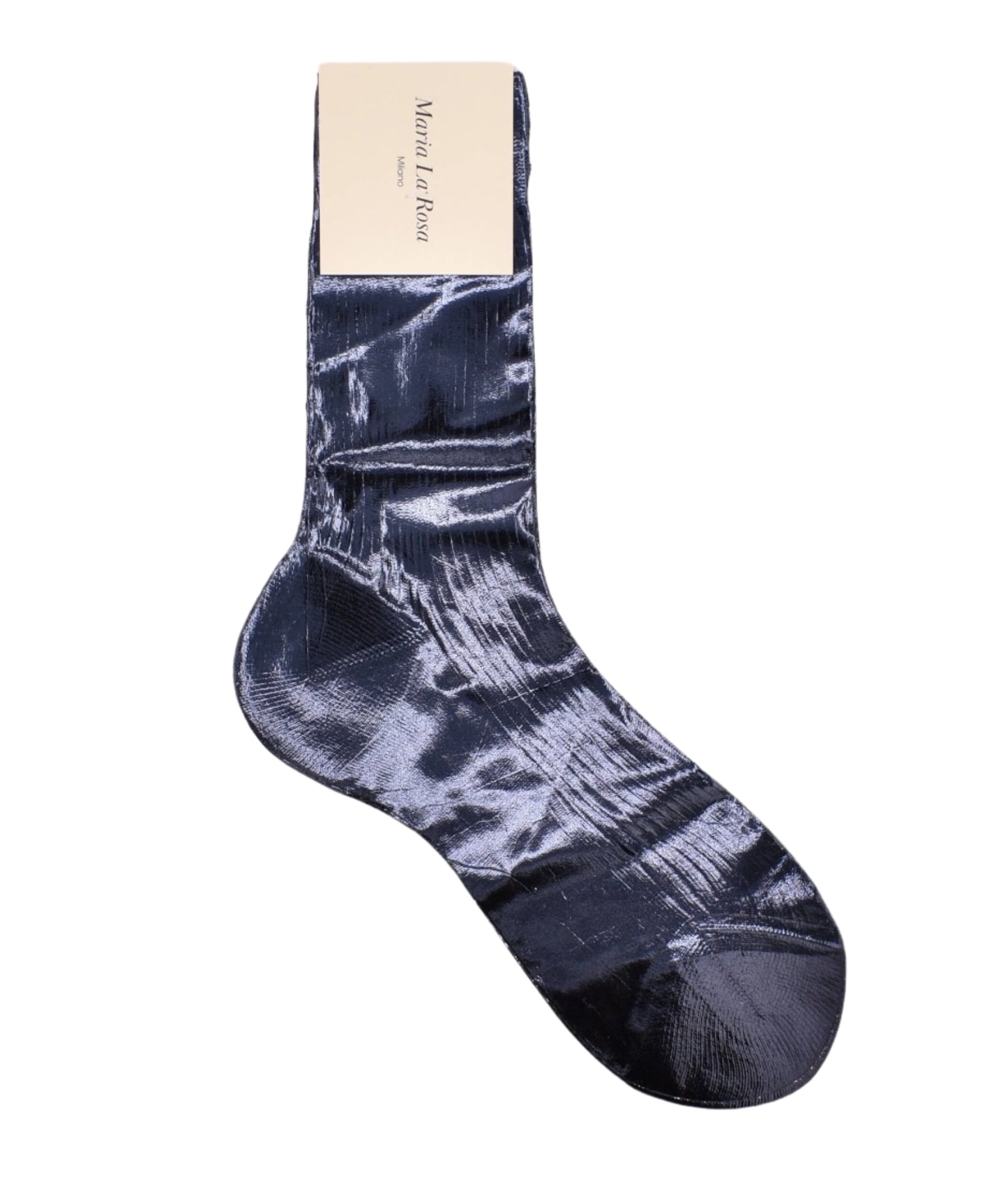 Maria La Rosa One Ribbed Laminated Socks