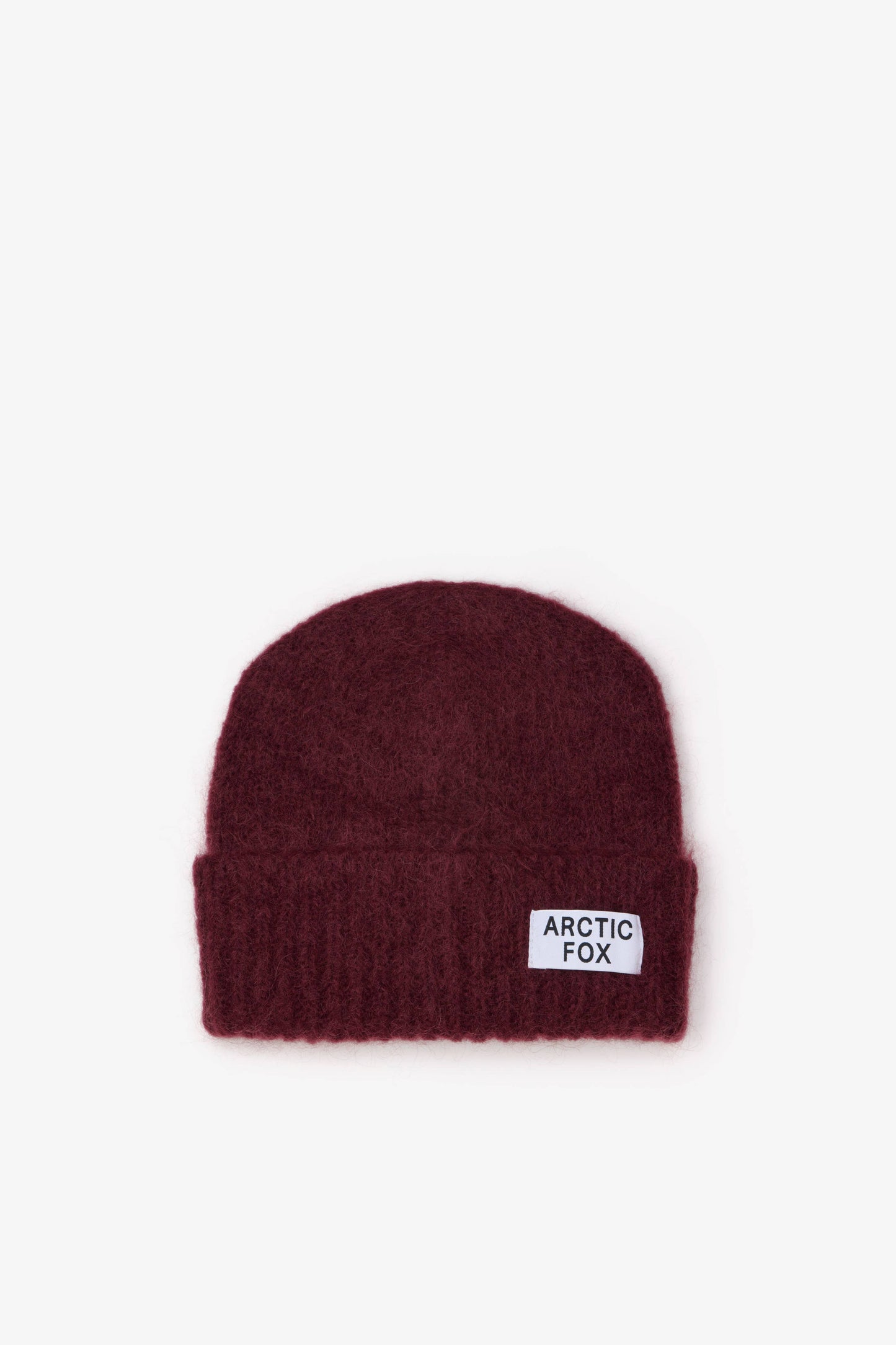 ARCTIC FOX The Mohair Beanie - Cherry Burgundy - FW25