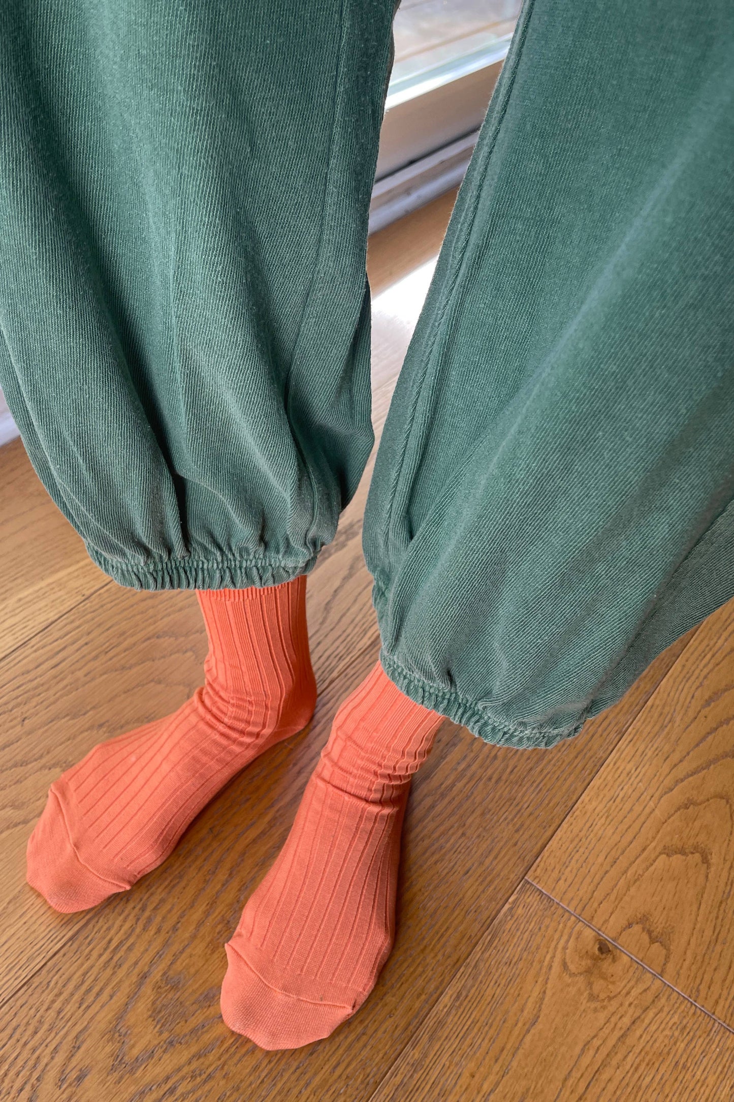 LE BON SHOPPE | Her Socks - Mercerized Combed Cotton Rib: Desert Rose