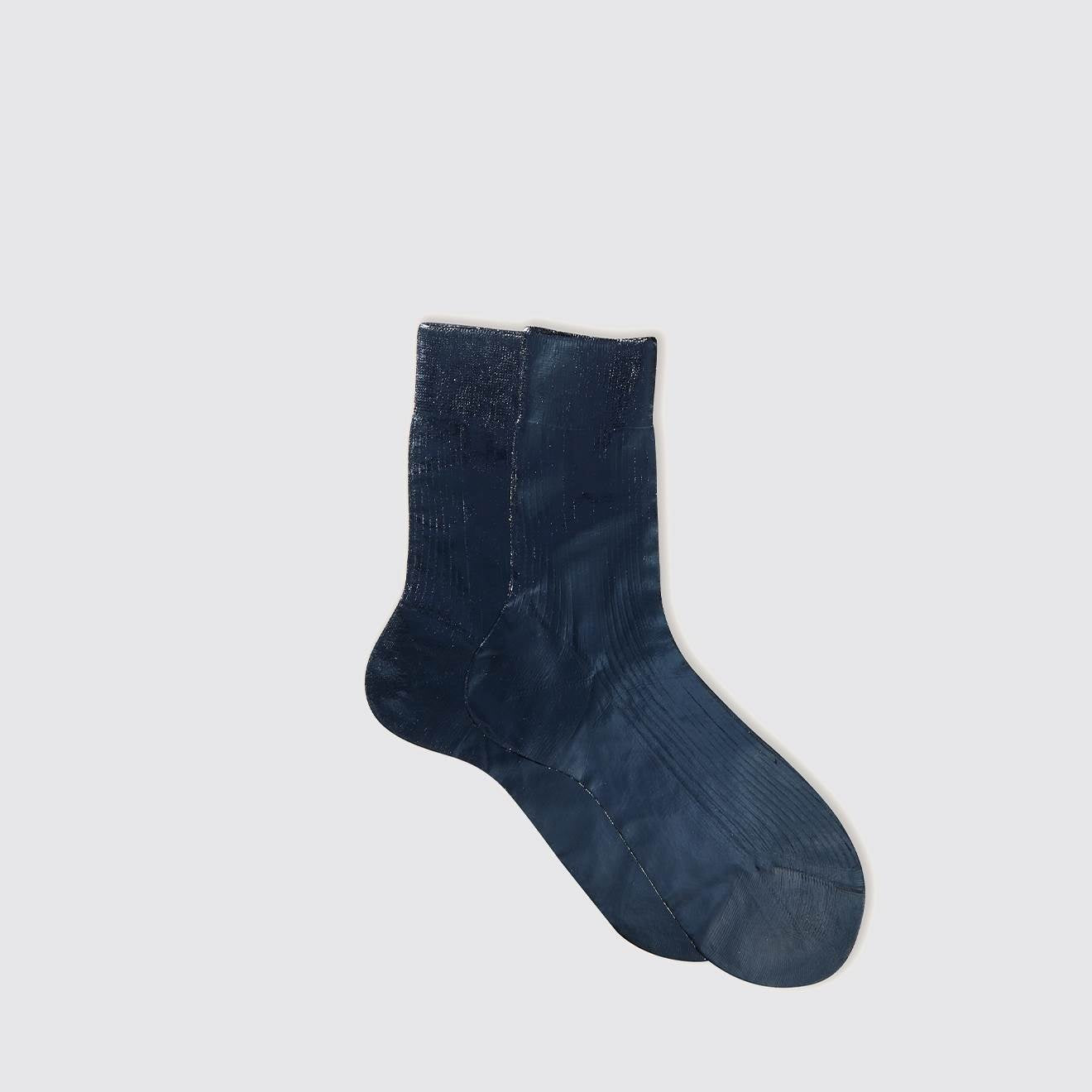 Maria La Rosa One Ribbed Laminated Socks