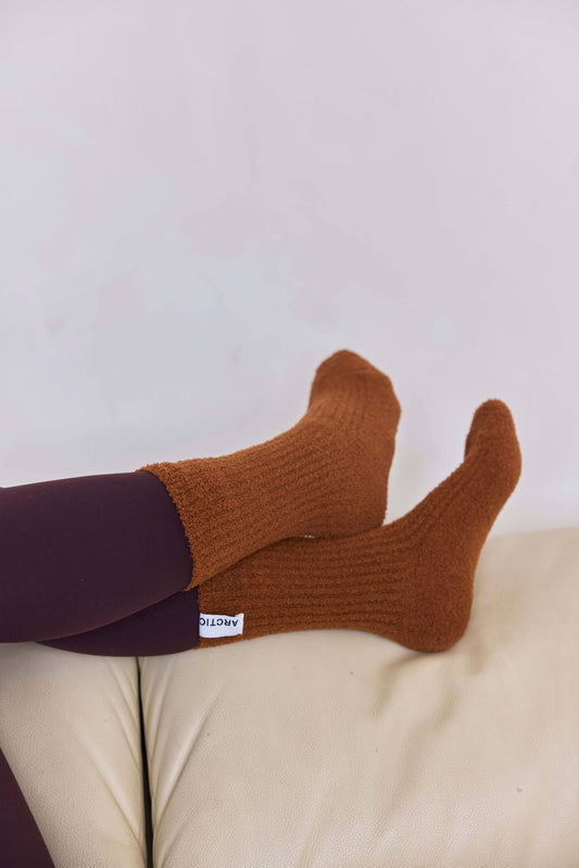 ARCTIC FOX Cosy Socks - 100% Recycled - Sepia - FW25