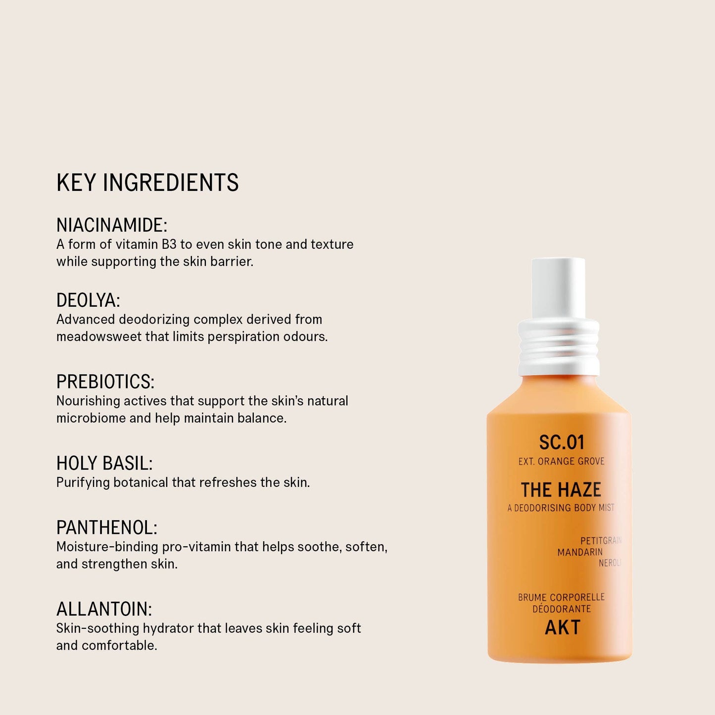 AKT The Haze | Deodorizing Body Mist ORANGE GROVE