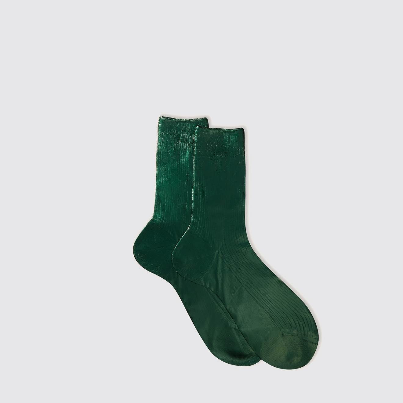 Maria La Rosa One Ribbed Laminated Socks