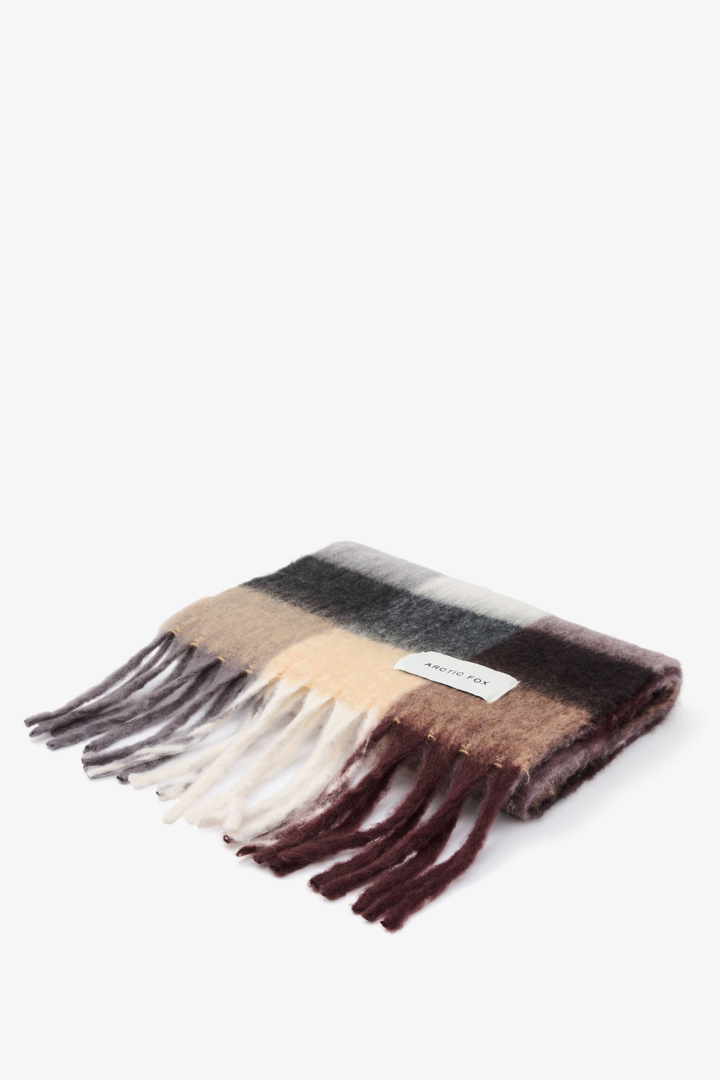 ARCTIC FOX The Reykjavik Scarf - 100% Recycled - Purple/Brown - FW25