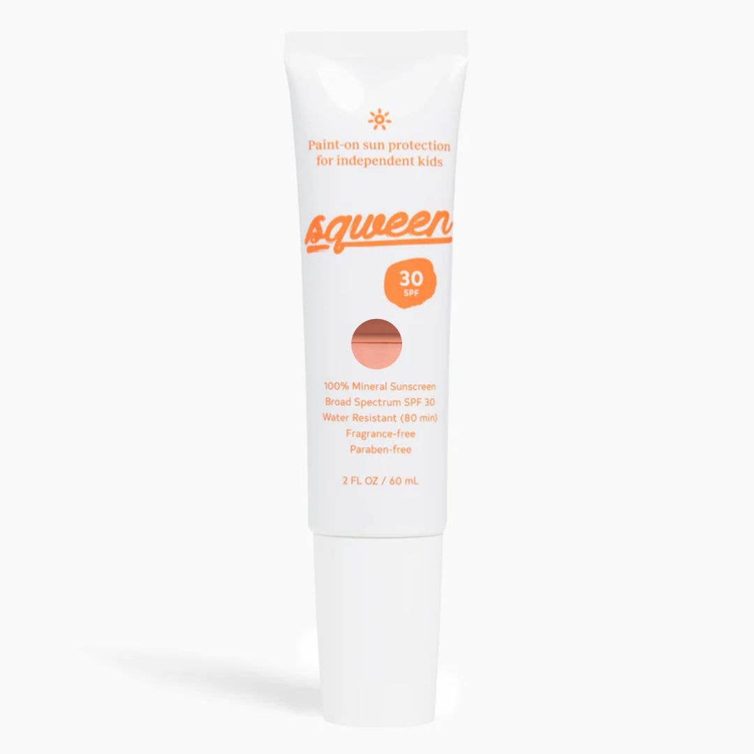 Sqween SunPaint 100% Mineral Broad Spectrum SPF 30: Dark Pink