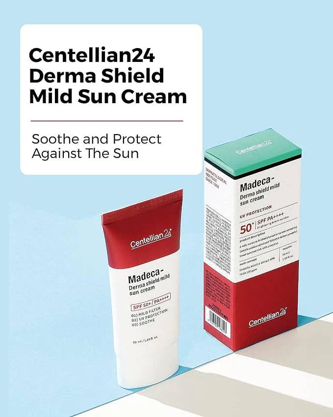 CENTELLIAN 24 Madeca Derma Shield Mild Sun Cream (50mL) SPF 50+/PA++++