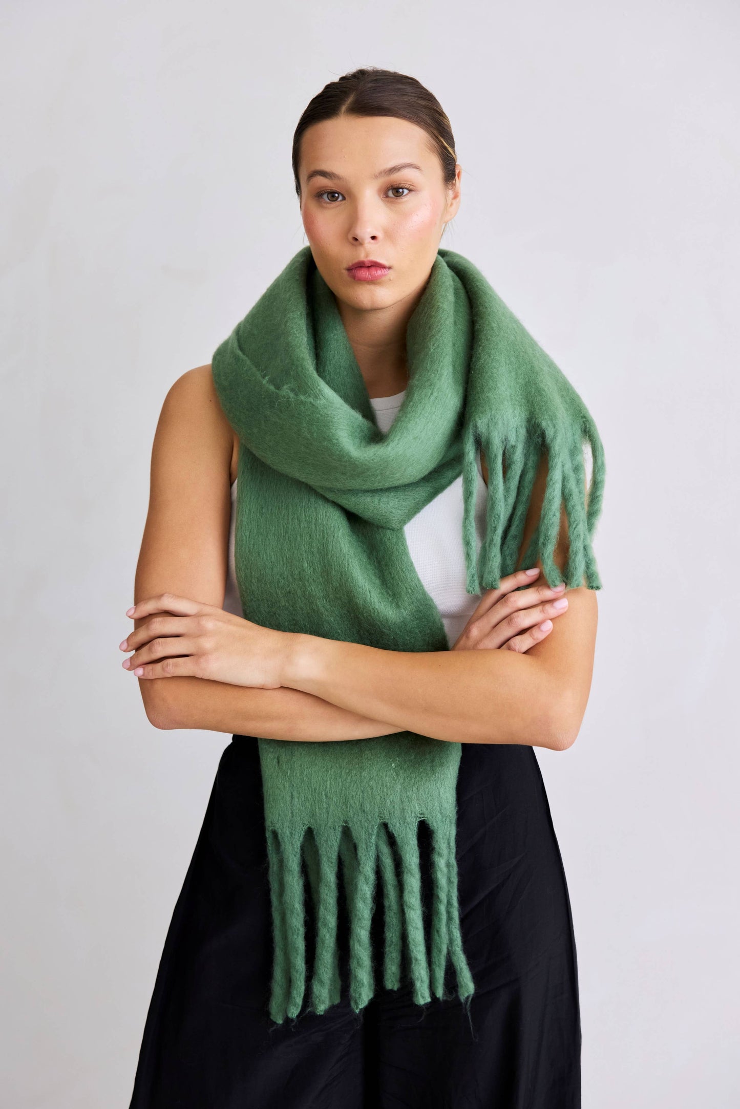 ARCTIC FOX The Stockholm Scarf - 100% Recycled - Forest Fern - FW25