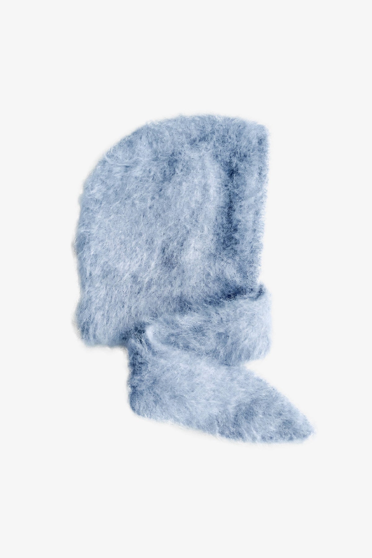 Arctic Fox Alpaca Wool Bonnet in Glacier Blue