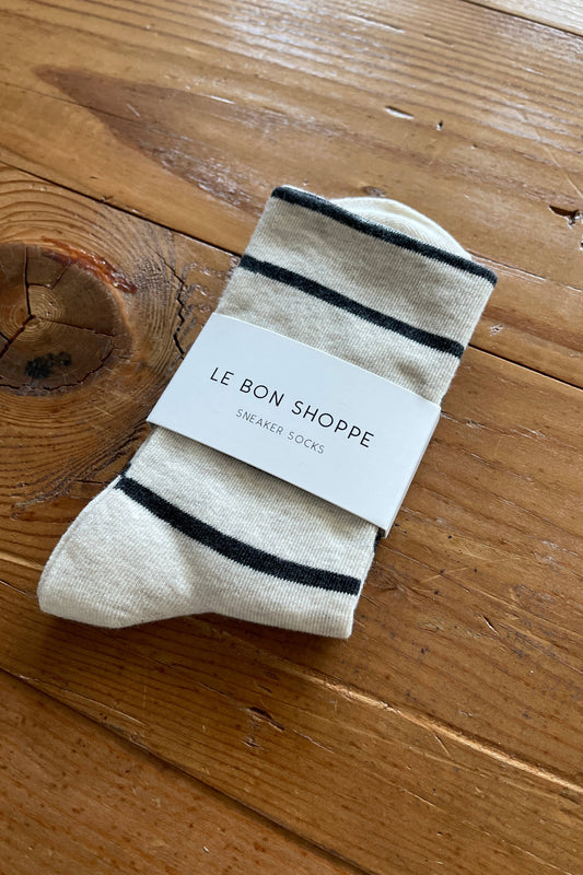 LE BON SHOPPE  Wally Socks | Breton Stripe