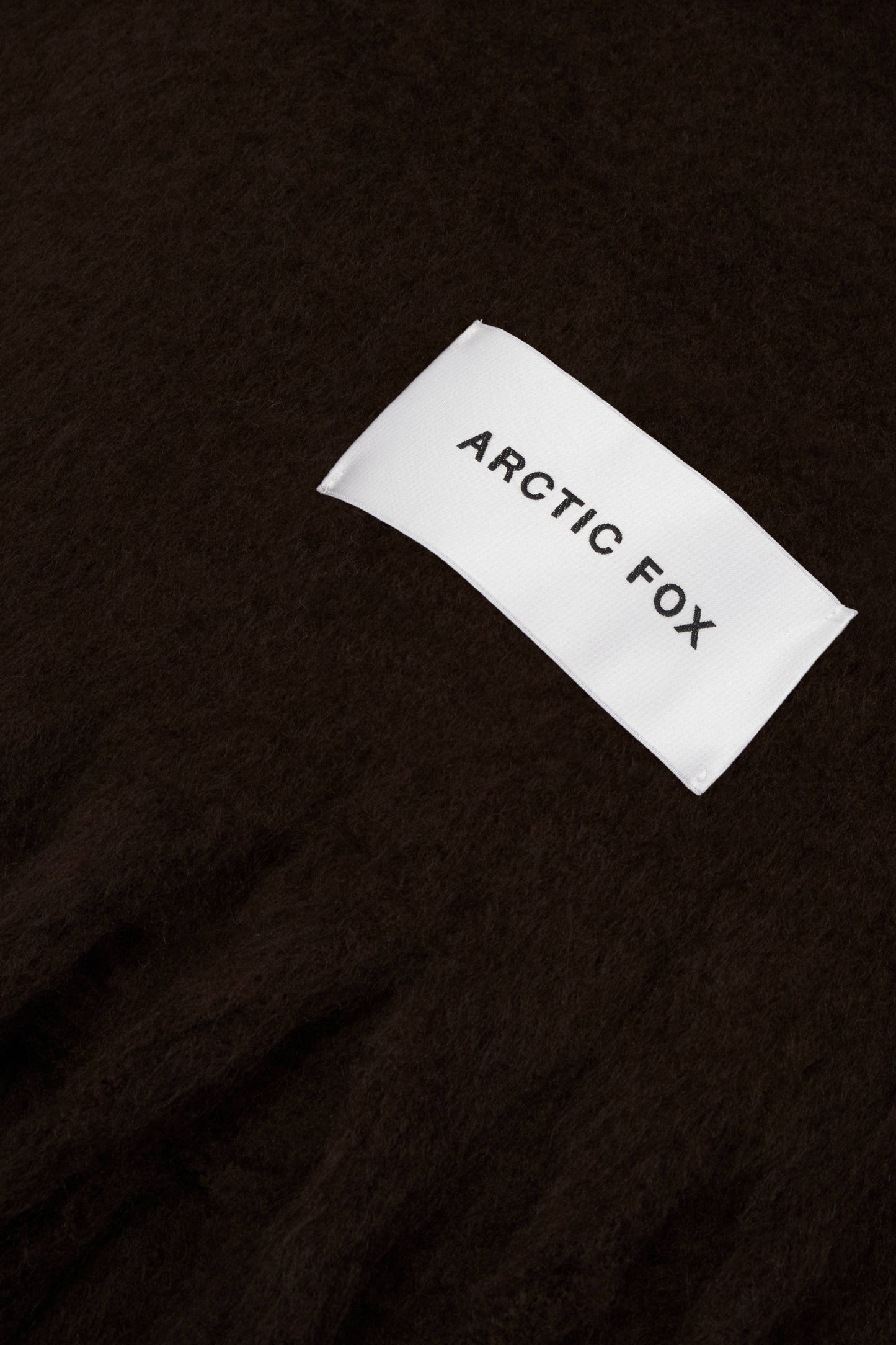 ARCTIC FOX The Reykjavik Scarf - 100% Recycled - Ground Coffee - FW25
