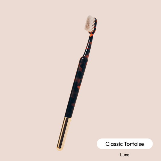 The Better Brush: Classic Tortoise w/ Gold - Luxe