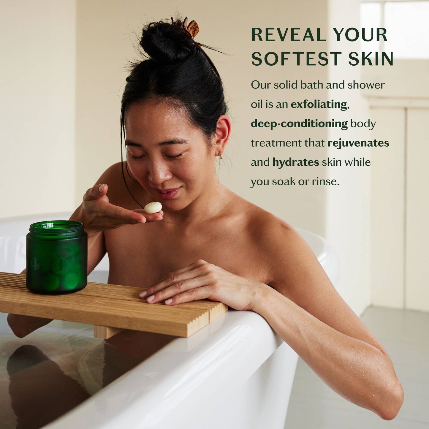 KATE McCLEOD Daily Pebble | Deep Moisturizing Solid Bath & Shower Oil: Tray of 20