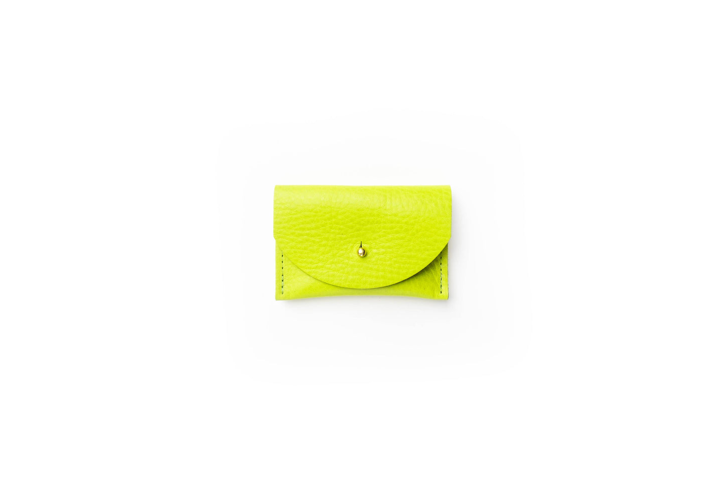 PRIMECUT Cardholder - Chartreuse Leather